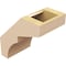 Ekena Millwork 5-inch W x 8-inch D x 8-inch H Monterey Rough Cedar Woodgrain TimberThane Knee Brace, Primed BRCUR05X08X08MONRCPR - alternate 6